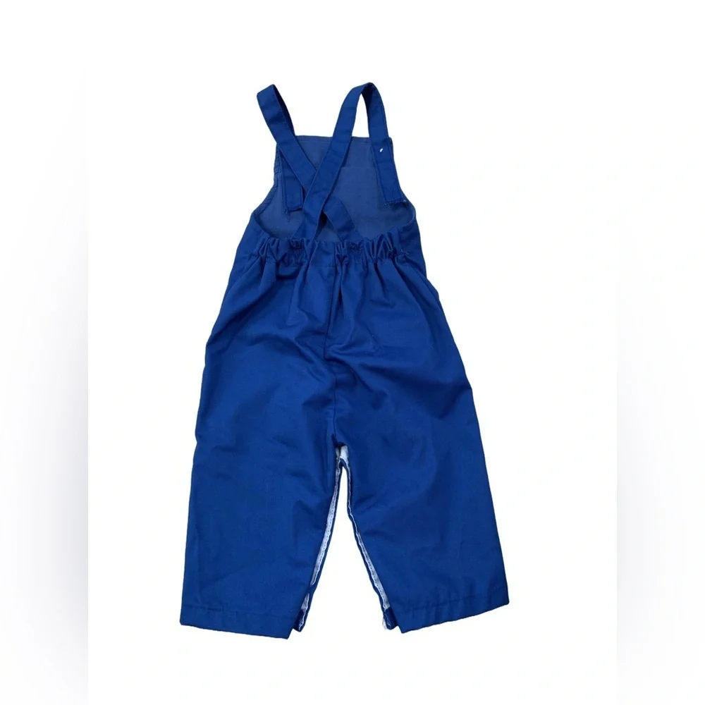 Vintage Health-Tex Size 24 Months Sailboard Embroidered Overalls